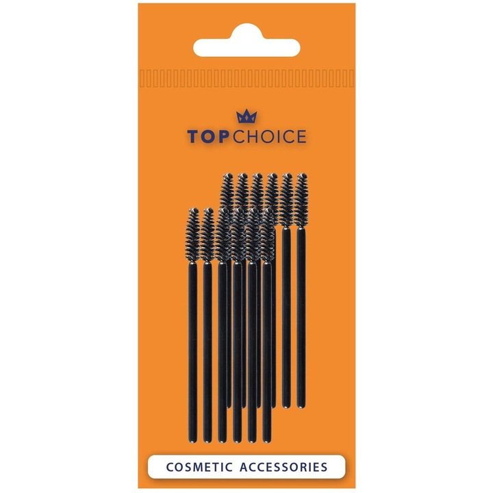 Set 12 periute pentru pieptanarea/intretinerea genelor naturale sau artificiale, Top Choice, 35449