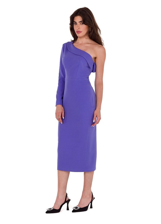 Вечерна рокля, Makover, Полиестер/Еластан, Лилаво 59055637