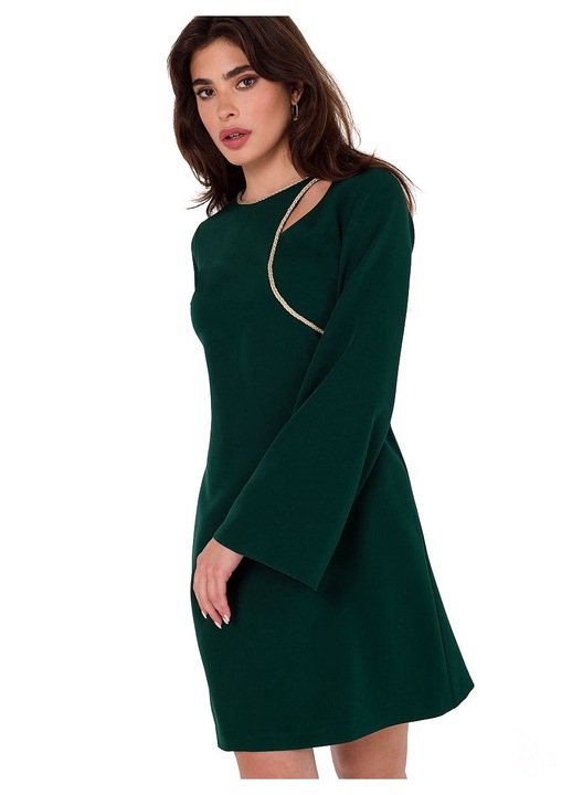 Рокля, Makover, Полиестер/еластан, Зелена