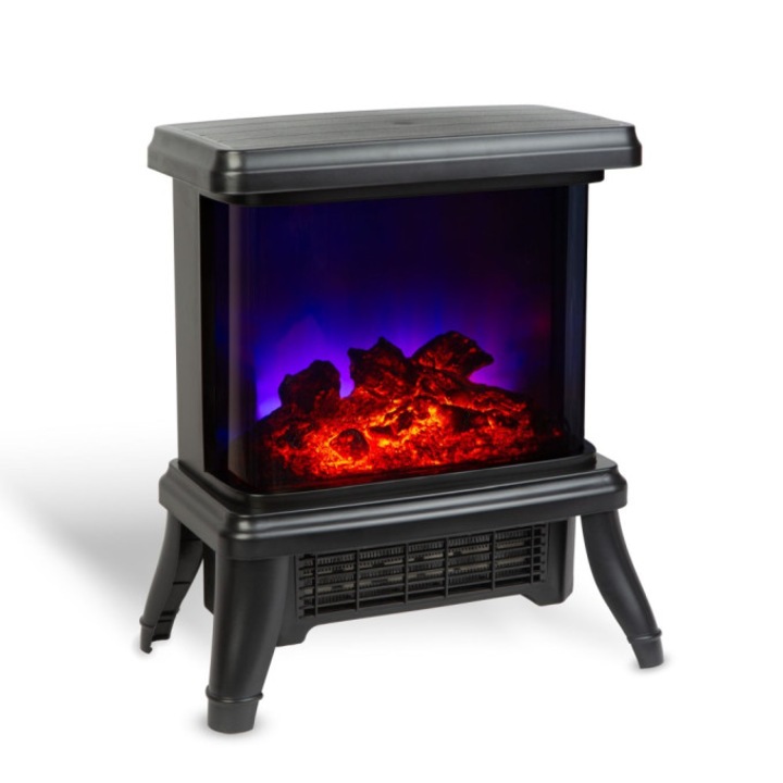 Elektromos kandalló, BEWELLO 900-1800W 36 x 21, 5 x 36 cm