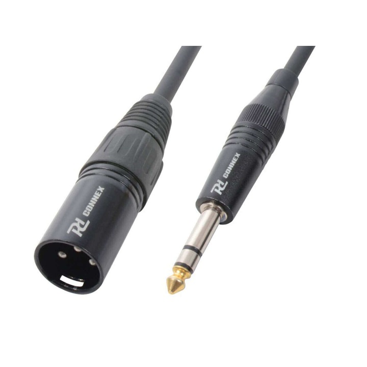PD Connex CX44-15 szimmetrikus csatlakozású jelkábel (6,3 mm Jack – XLR papa) – (15 m)