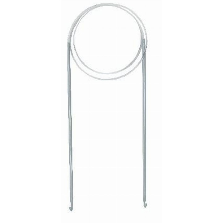 Crochet hook aluminiu import nr 4, 80cm, set