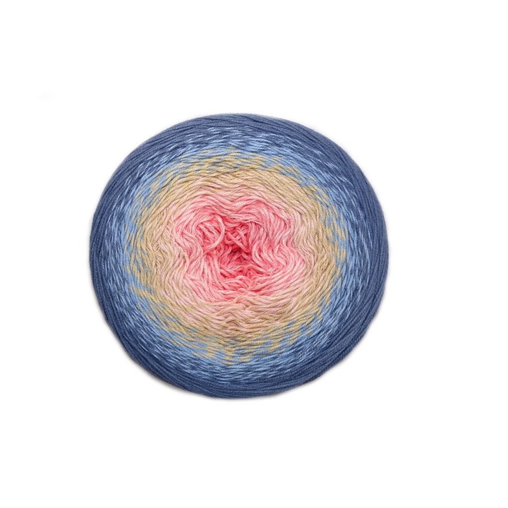 Fire textile, YarnArt, Wloczka Flowers, 55% bumbac, 45% poliacril, 1000m, 250g, multicolor