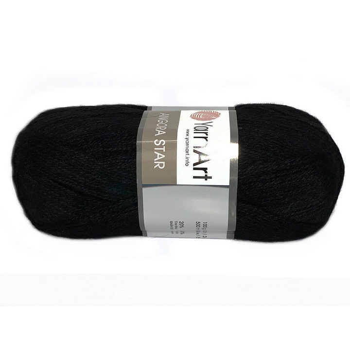 Garnitur Fire textile Yarnart Angora Star, 100g, 500m, multicolor, set 5 bucati