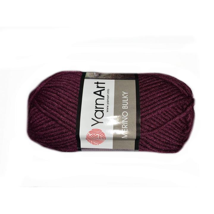 Fire textile, Yarnart, Wloczka Merino Bulky, 30% lana, 100mb, 100g, multicolor