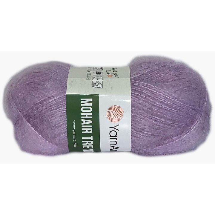 Garn Mohair Trendy YarnArt, 50% mohair, 50% acril, 100g, 220m, 5mm