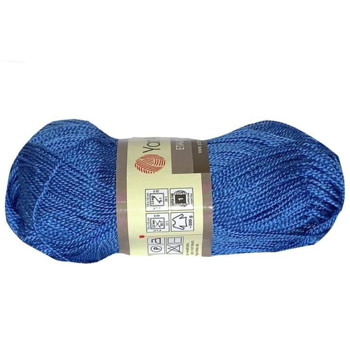 Textil cérna, Fonal, Etamin, Akril, 30g, 180m, Kék