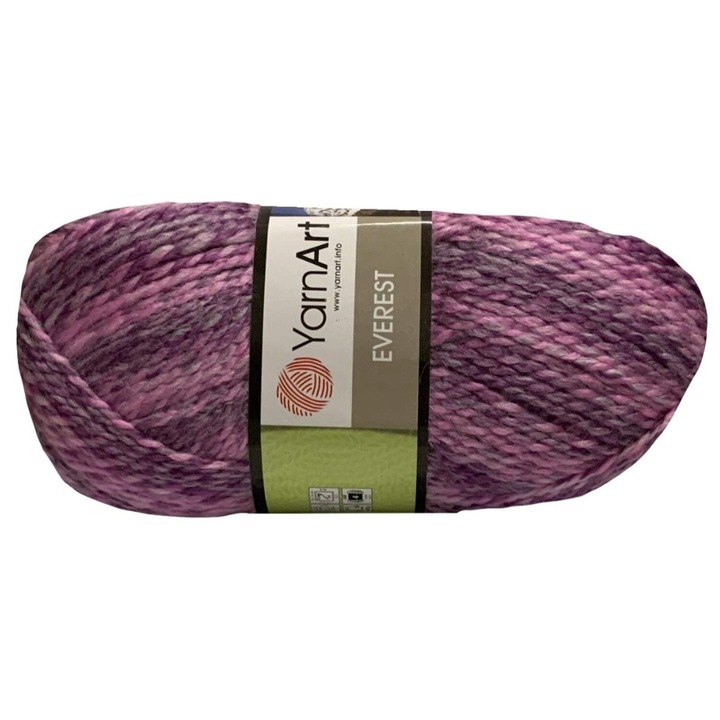 Garnitur YarnArt Everest, 70% acril, 30% lana, 200g, 320m, multicolor