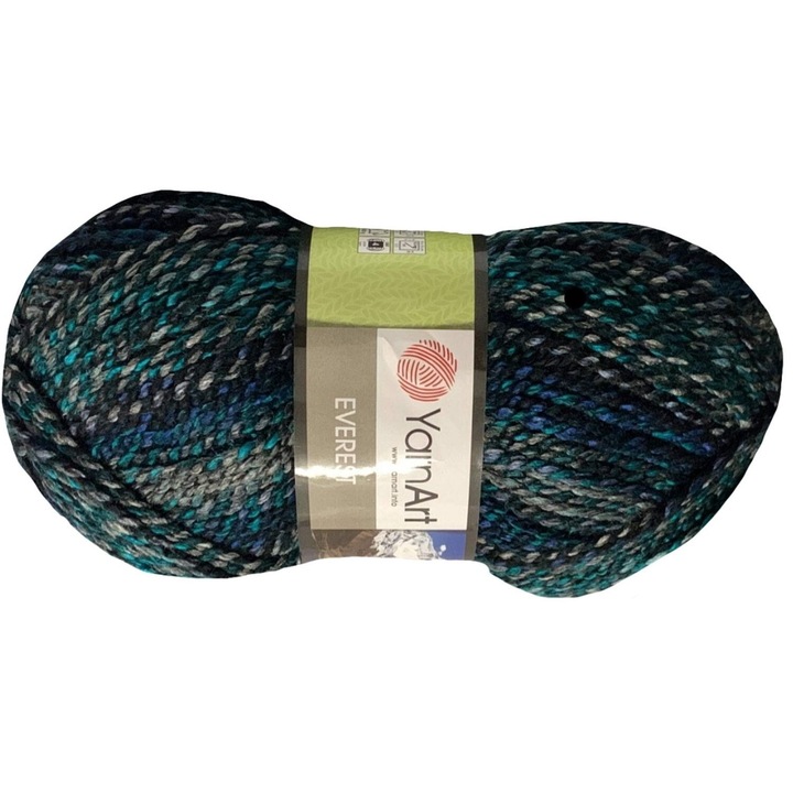 Textil cérna, YarnArt Everest, 70% akril, 30% gyapjú, melange, 200 g, 320 m