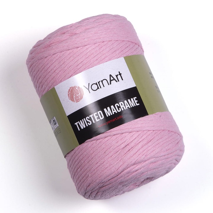 Sfoara Macrame Twisted, YarnArt, 60% bumbac, 40% viscoza, 4mm, 210m, 500g