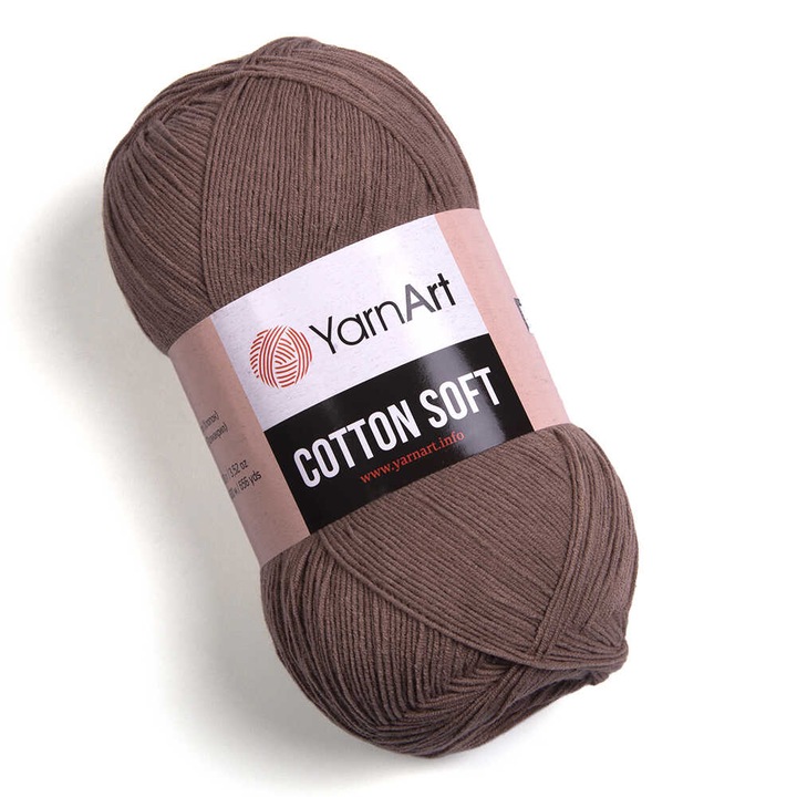 Garnitur Fire textile Yarnart Cotton Soft, 55% bumbac, 45% acril, 100g, 600m, 2,5mm