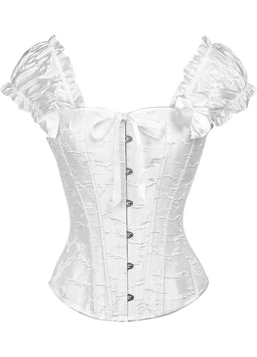 Corset 5903802542257, Import, Elastan, Alb, 5XL INTL