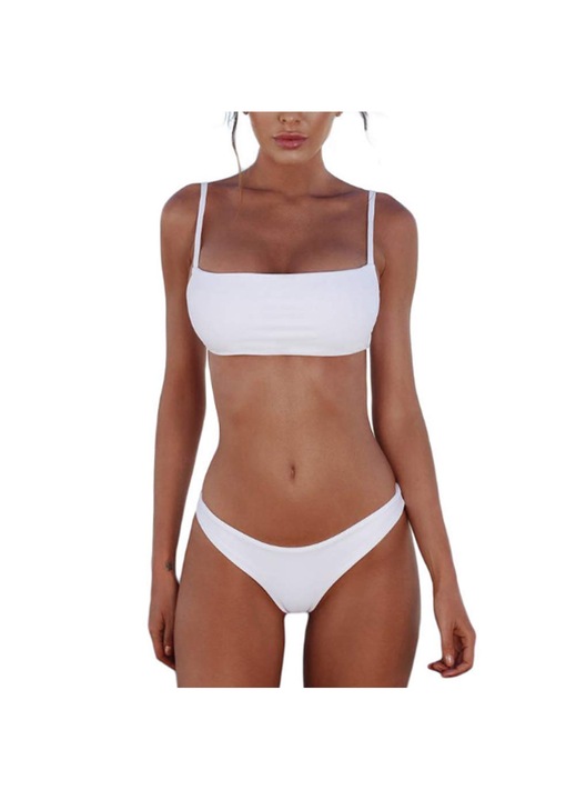 Női fürdőruha 796753674017, import, poliészter, fehér, M INTL
