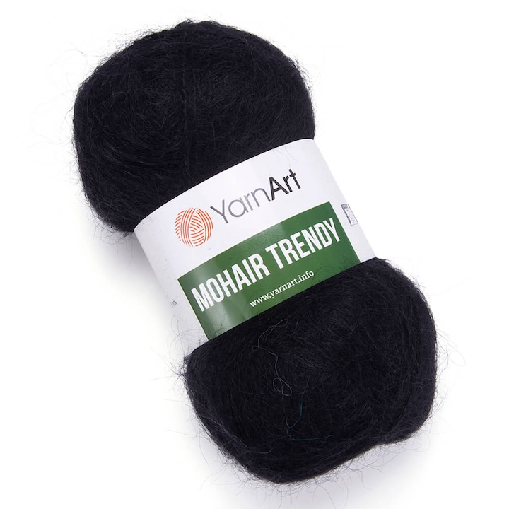 Garn Mohair YarnArt Trandy, 50% mohair, 50% acril, 100g, 220m, culoare 102
