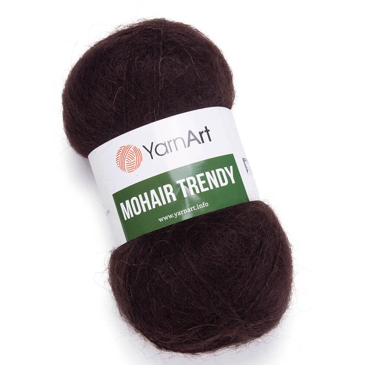 Garn Mohair YarnArt Trendy, 50% mohair, 50% acril, 100g, 220m, 5mm, 5,5mm