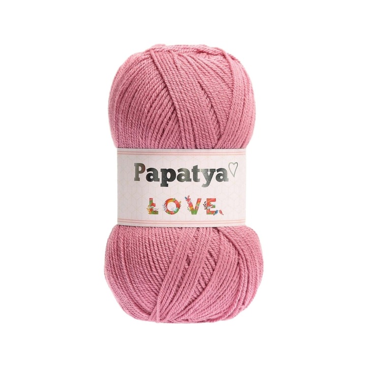 Garnitur Papatya Love, Yarnart, 100% acril premium, 100g, 360m, culoare 3570