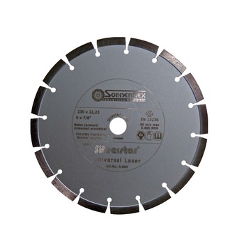 Disc diamantat pentru taierea materialelor de constructie Sonnenflex 81004_9 Disc diamantat pentru taierea materialelor de constructie Sonnenflex 81004_9
