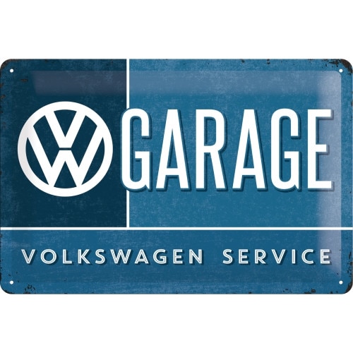 Tablou metalic - VW Garage - 20x30 cm