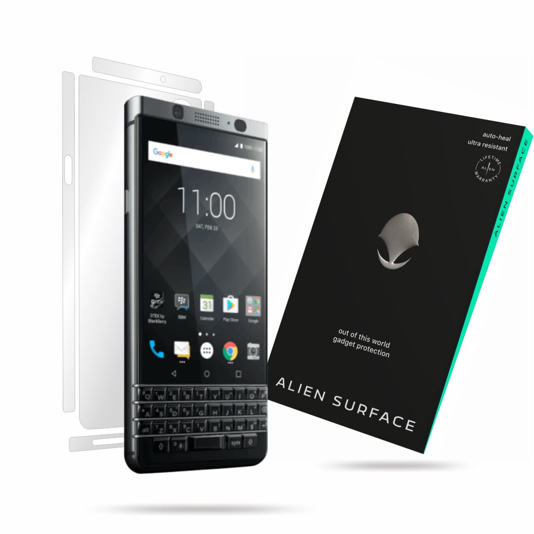 Folie Alien Surface, BlackBerry Keyone, protectie spate, laterale
