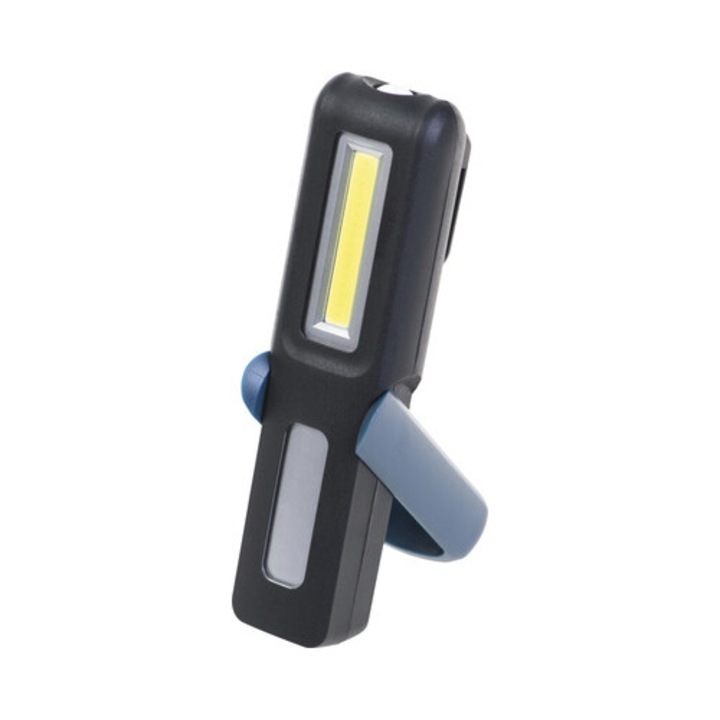 Lanterna de lucru Lumak Pro 3+3W 60/150 lumeni, cu magnet & acumulator Li-Ion USB 2000mAh
