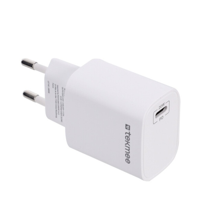 Telefon töltő, TECMEE, 20W, TYPE-C, gyors töltés