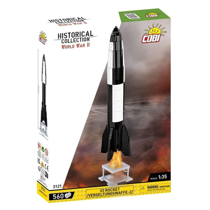 Set de Construit V2 Rocket Vergeltungswaffe-2, 560 piese