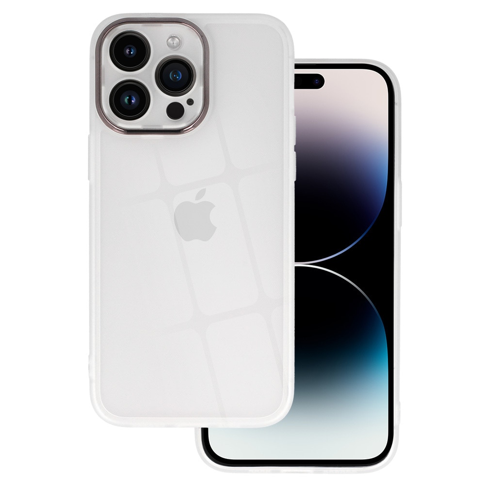 Husa pentru Samsung Galaxy A05, Premium Antishock Protective Lens Case, Antisoc, Protectie Camere, Frosted White