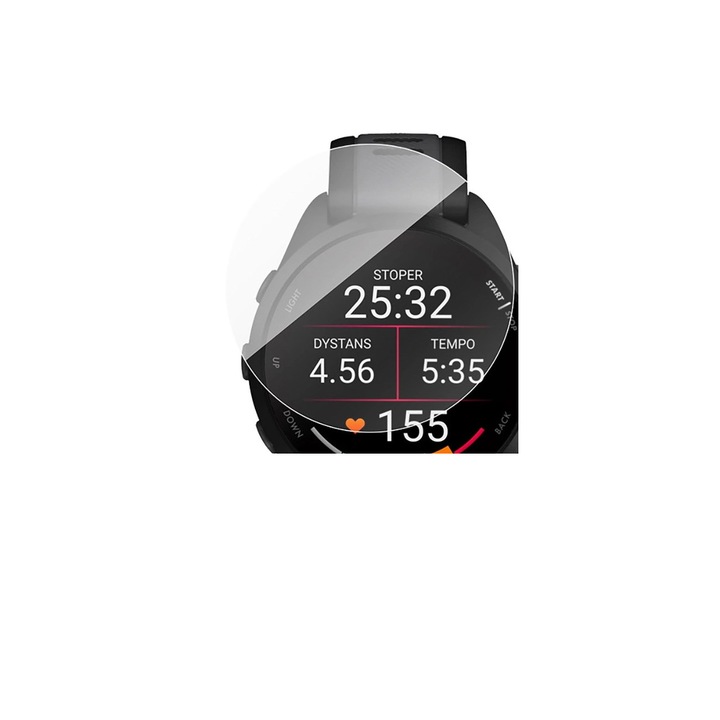 Комплект от 2 прозрачни защитни фолиа WOZINSKY Tempered Glass 9H, съвместими с Garmin Forerunner 165