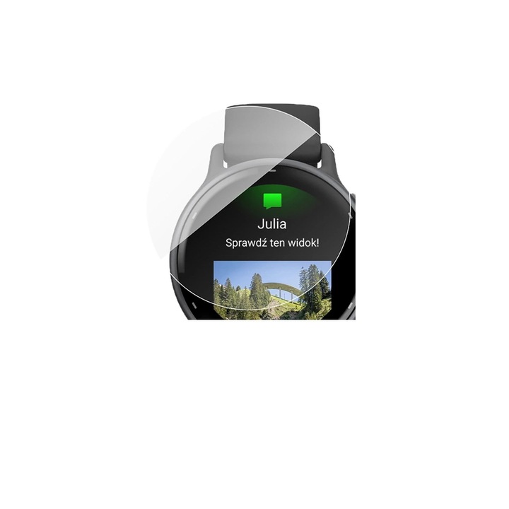 Garmin Vivoactive 5-tel kompatibilis WOZINSKY Tempered Glass 9H átlátszó védőfólia készlet