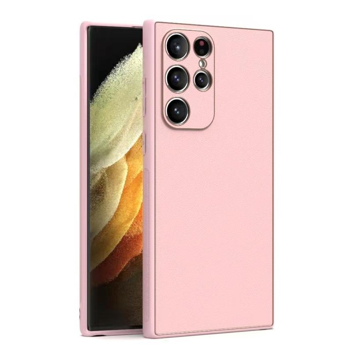 Калъф Yolo за Motorola Moto G72, Еко-кожа, TPU Edge, Розов