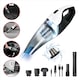 Aspirator de mana portabil, puternic, Pro Power, uz casnic sau auto, umed si uscat, 8000Pa, alimentare dubla, wireless reincarcabil USB, 3x2600mAh, 100W, cablu 5m, 12V, LED, filtru dublu, Roll Fast