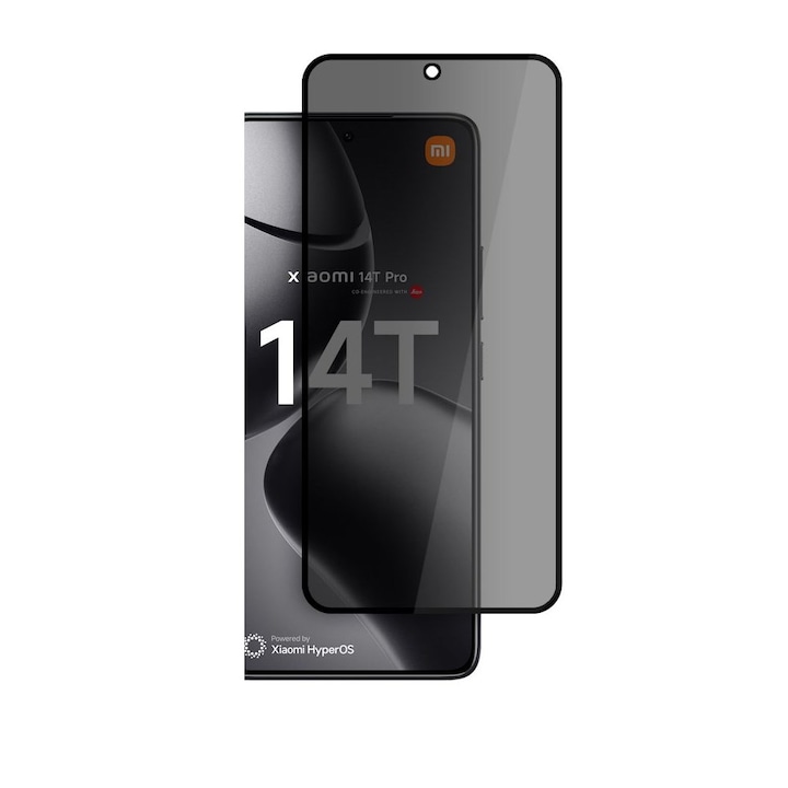 Фолио от стъкло HOFI Anti Spy 9H, съвместимо с Xiaomi 14T / 14T Pro Privacy