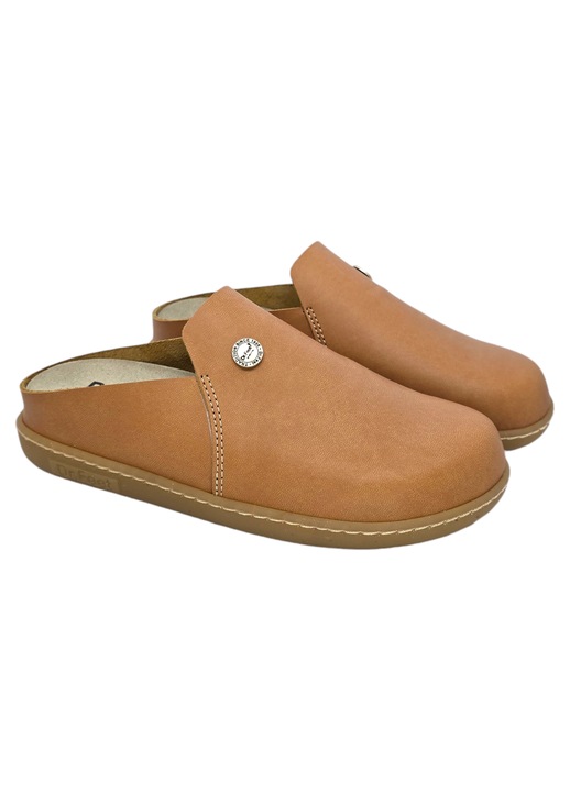 Saboti medicali Dr Feet 19000 albastru deschis cu taloneta detasabila, Maro taupe, 41