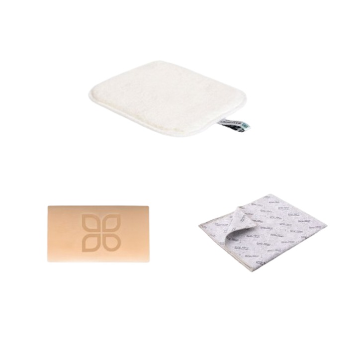 Mini set Ecologic de curatenie Raypath pentru bucatarie 3 piese