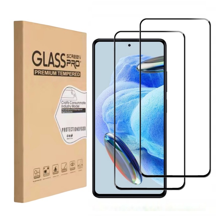 Комплект от 5 стъклени протектора за екран за Xiaomi Poco X4 Pro 5G / Redmi Note 11 Pro 4G / Redmi Note 11 Pro 5G / Redmi Note 11 Pro plus 5G, Ultra HD, Anti-Scratch, Anti-Shock, Vanaxalife®