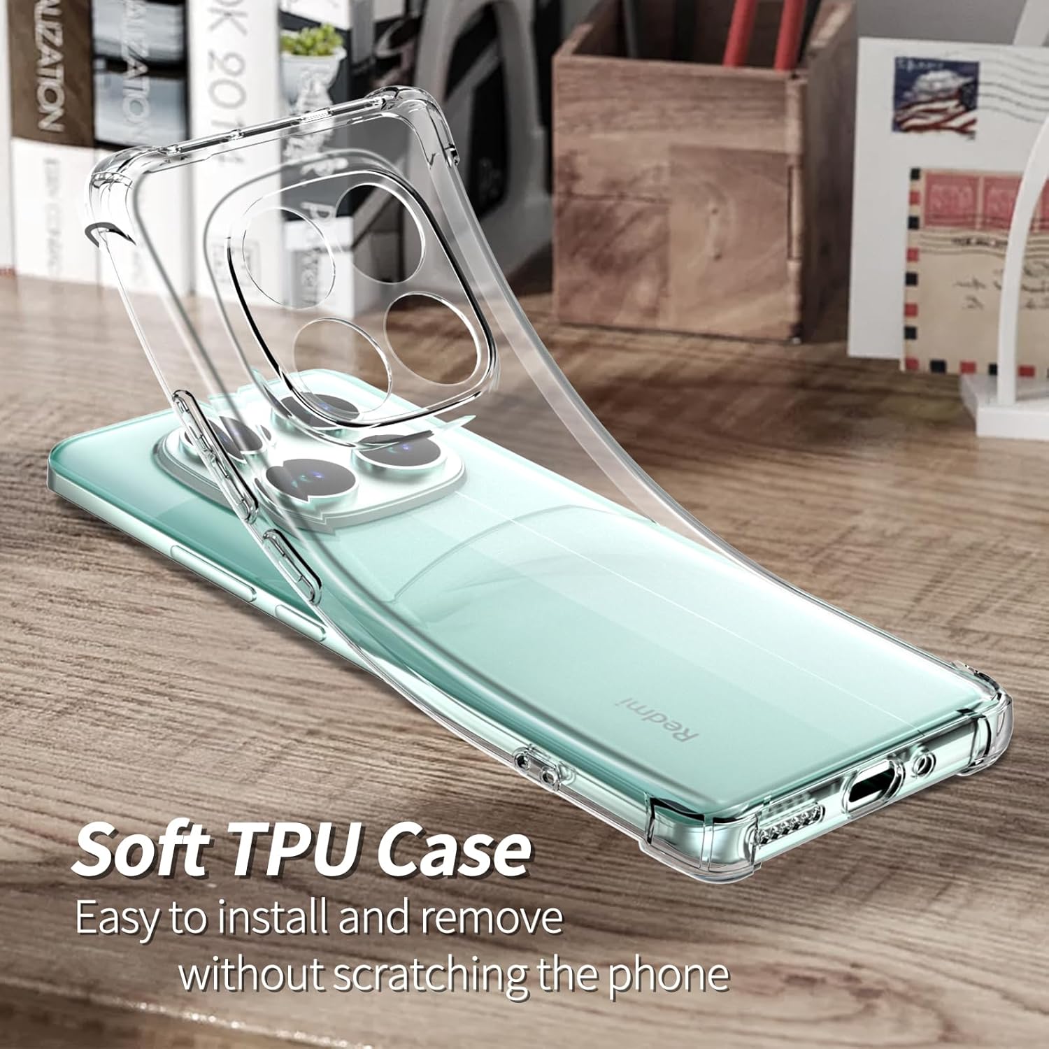 Husa Xiaomi Redmi Note 14 Pro 5G Anti-Shock 1.5 mm reinforced 4 corners clear