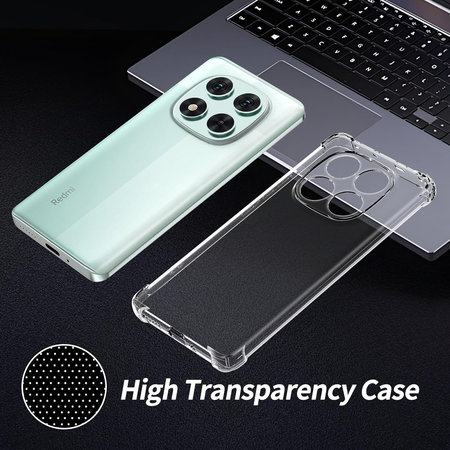 Husa Xiaomi Redmi Note 14 Pro 5G Anti-Shock 1.5 mm reinforced 4 corners clear