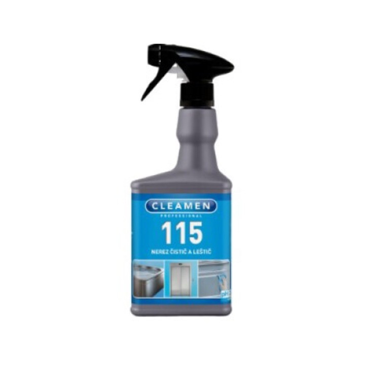 CLEAMEN 115 Solutie de curatare si lustruire pentru otel inoxidabil, 550ml