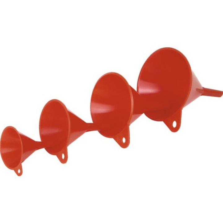 Set palnii universale din plastic Hünersdorff Ø60/80/100/120 mm, rezistente la agenti chimici