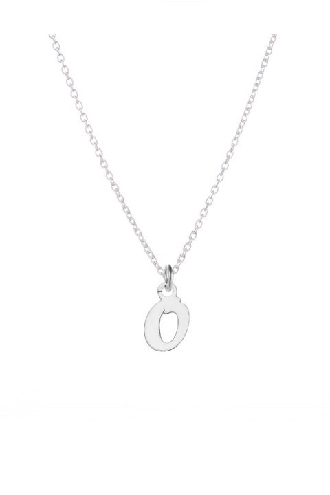 Lant din argint 925 cu pandantiv in forma de litera O, 40 cm
