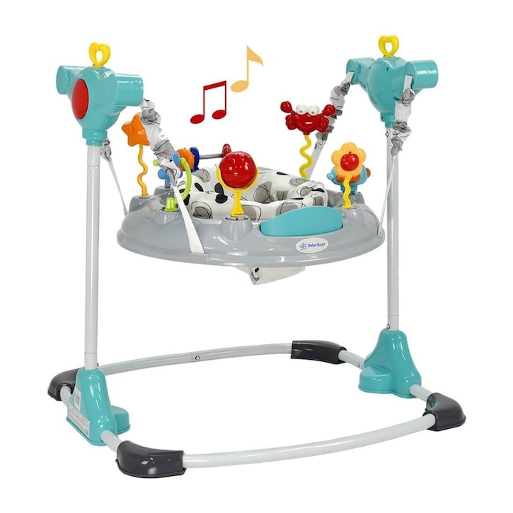 Bebe Stars Sea Animals trambulin, 73x73x77cm, 6 éven felüli gyerekeknek, kapacitása 12 kg
