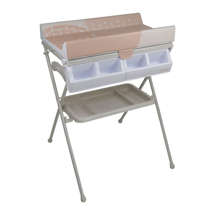 Masa de infasat, Bebe Stars, PVC, bej/roz, 10kg