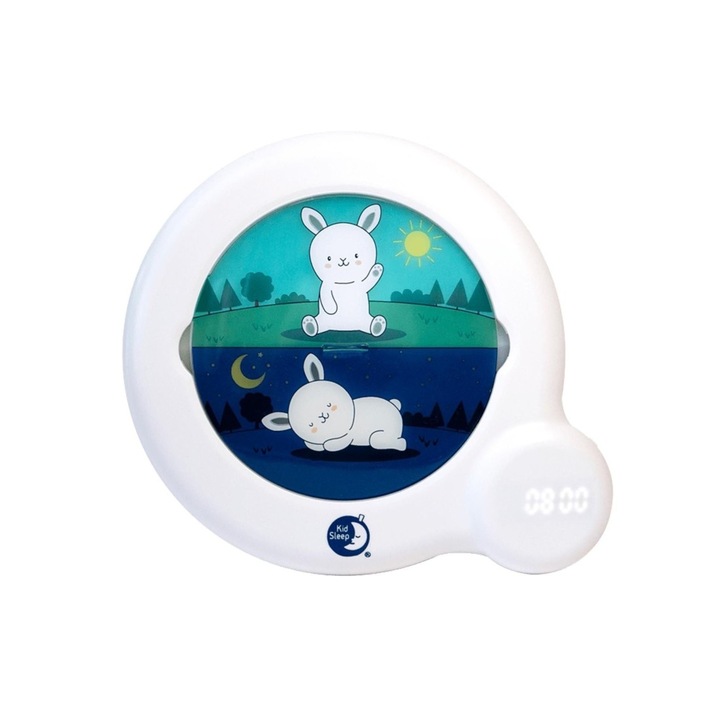 Lampa de veghe copii Pabobo, Kid'sleep Essential, alb, 20,8x6,5x18,5cm, programabil 2 ore