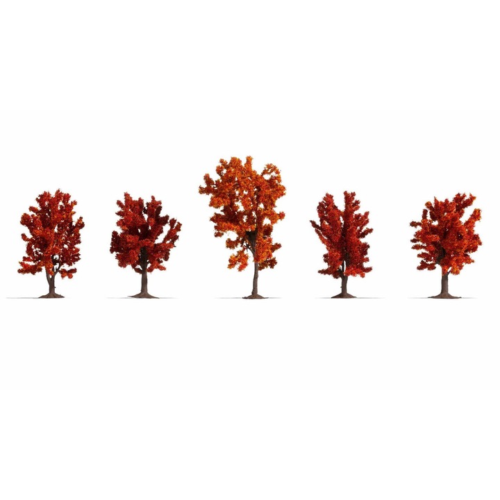 Accesorii pentru diorame Noch Autumn Trees pomi 8-10cm 5buc NOCH 25625