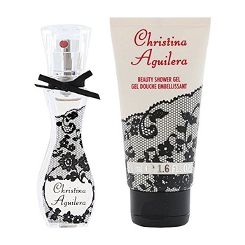 Set Christina Aguilera Signature: Apa de parfum, 15ml + Gel de dus, 50ml, Femei Set Christina Aguilera Signature: Apa de parfum, 15ml + Gel de dus, 50ml, Femei