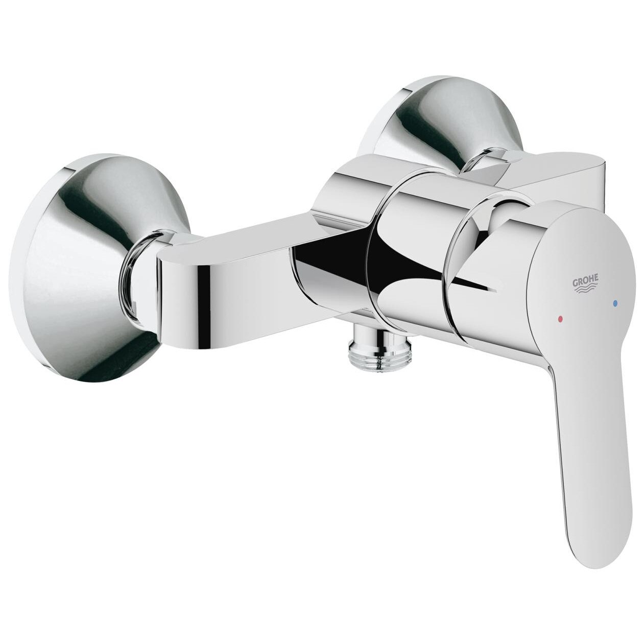 Baterie dus Grohe BauEdge, montare pe perete, fara set de dus