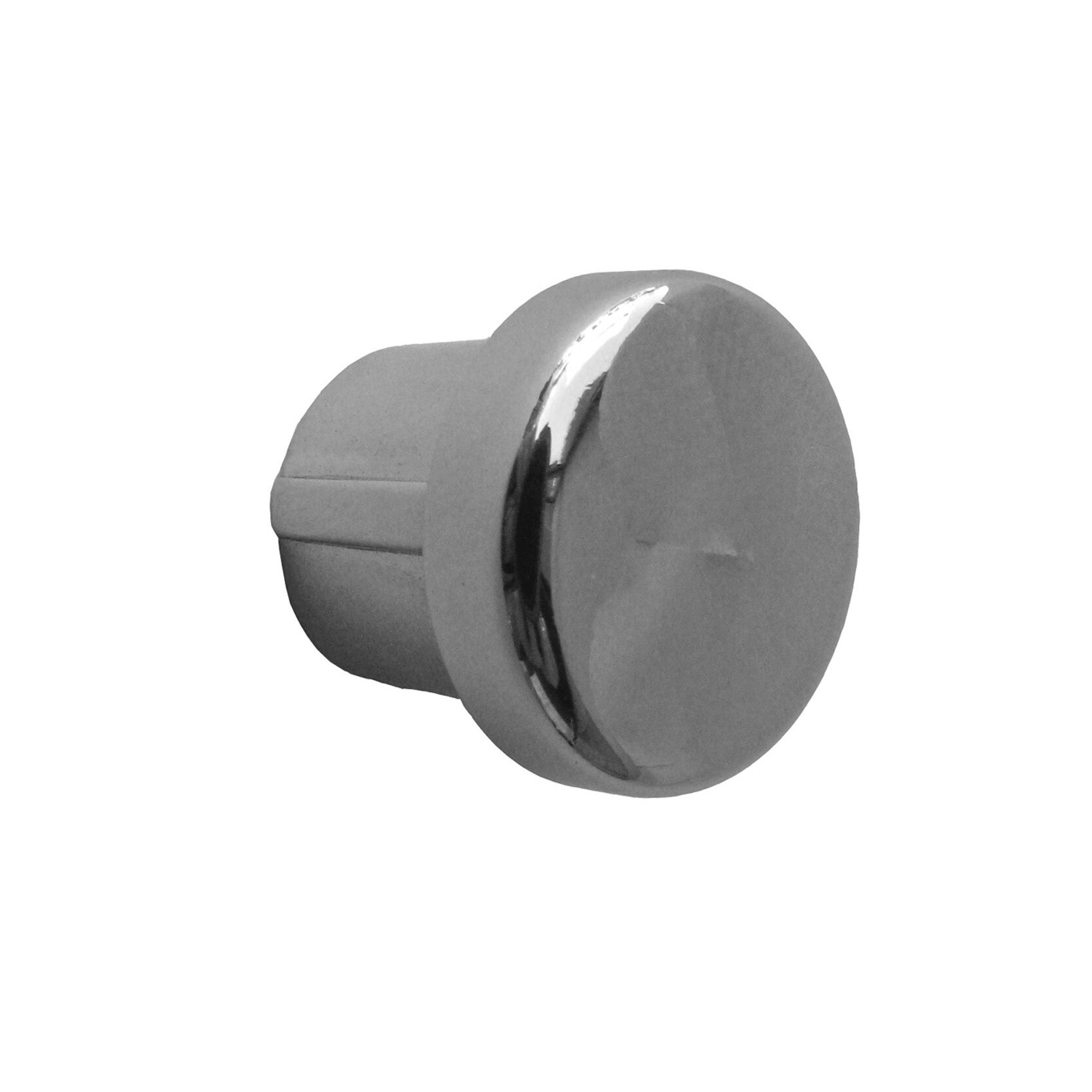 Capac pentru bara #16 mm crom lucios