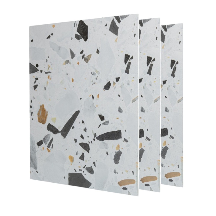 Set 3 panouri Highlight UV, Naimeed D6524, ultrarezistent, flexibil, ignifug, 122x92cm, 2.8mm grosime, tehnologie moderna, rezistent la umezeala