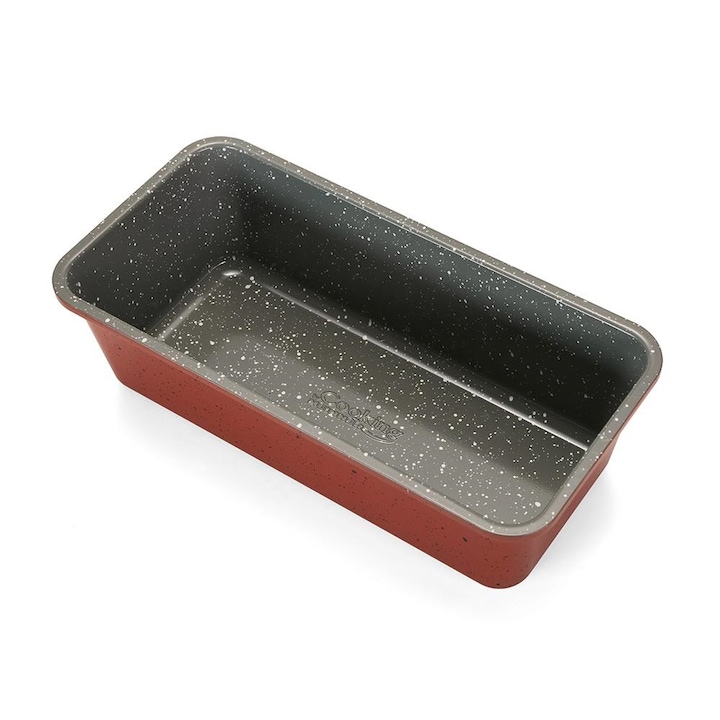 Kerámia bevonatú szénacél tepsi, 2 rétegű, mérete 30 x 14 x 9 cm