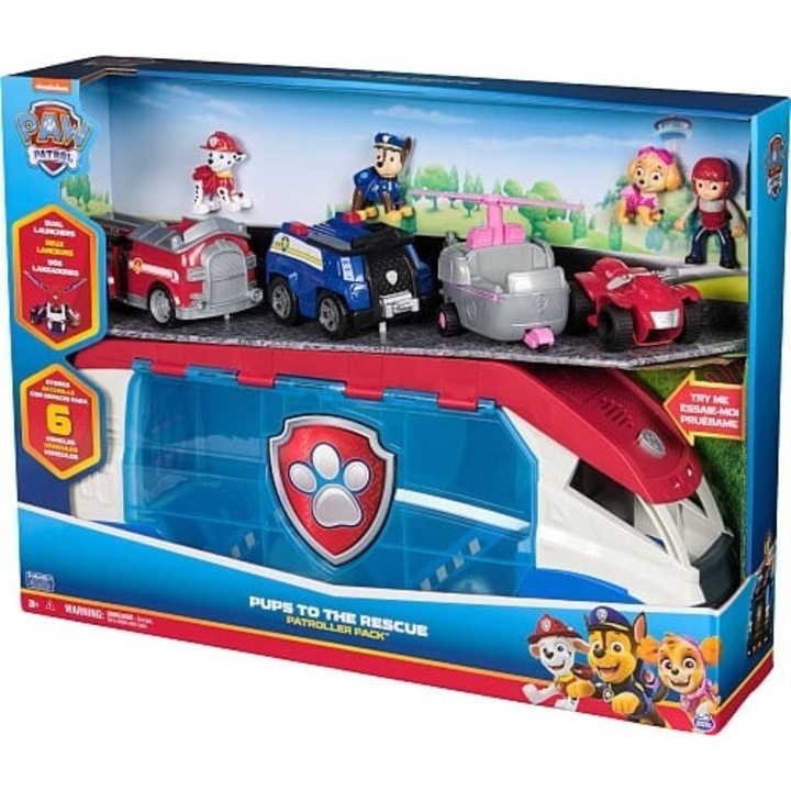 Комплект фигурки и превозни средства Paw Patrol Pups To The Rescue, Многоцветен